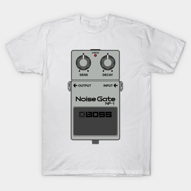 Boss NF-1 Noise Gate Guitar Effect Pedal T-Shirt by conform